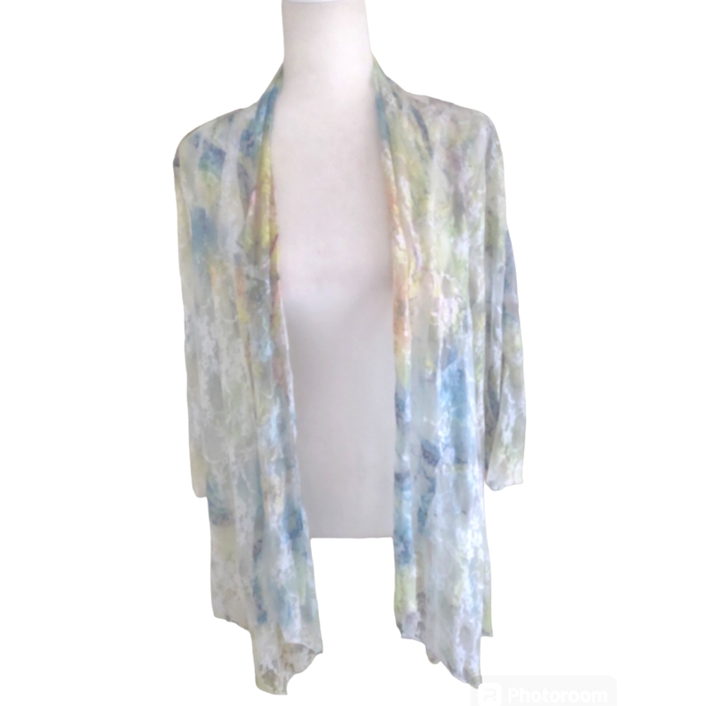 Brittany Black lace cover up One size‎ fits S-XL Multi color